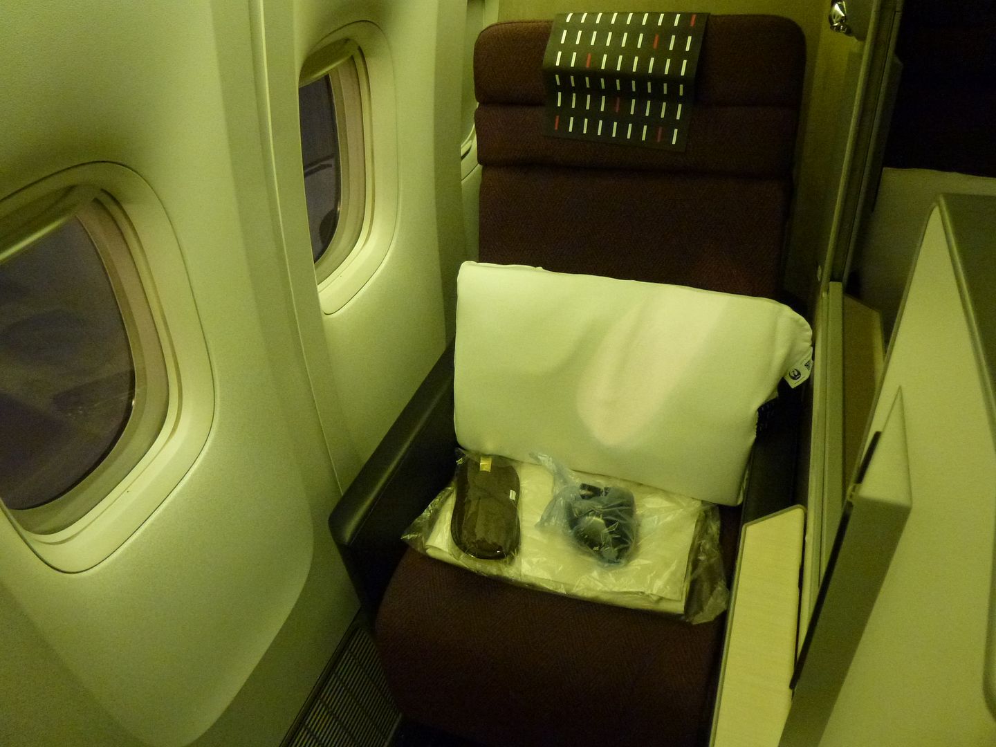 Review of Japan Airlines flight from Tokyo to Los Angeles in Business